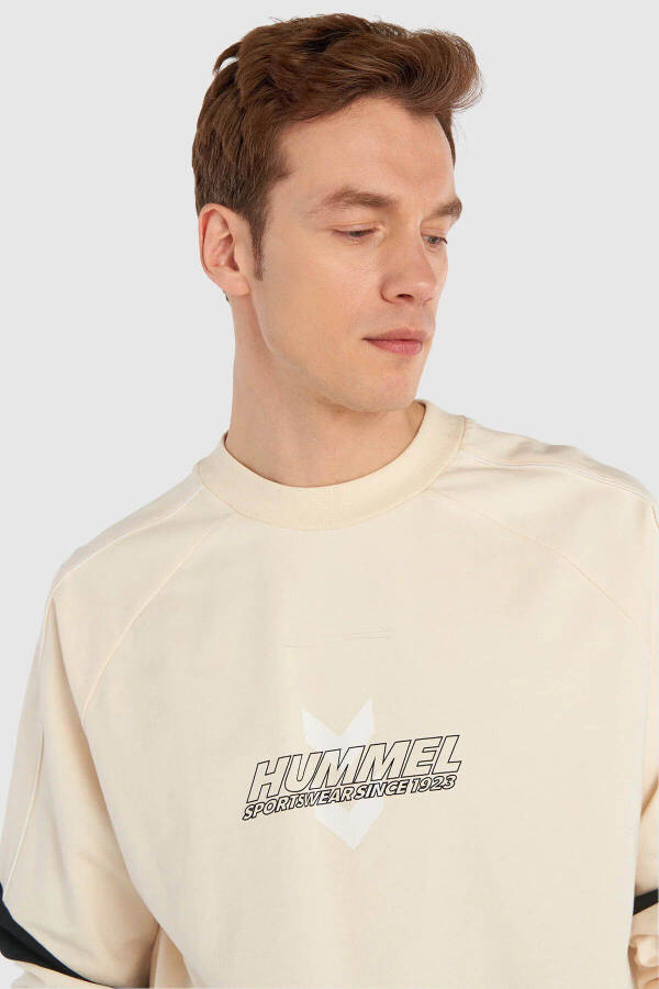 Erkek Bej Sweatshirt, 921995-9820 Hmljımmy Oversıze Sweatshırt - 1