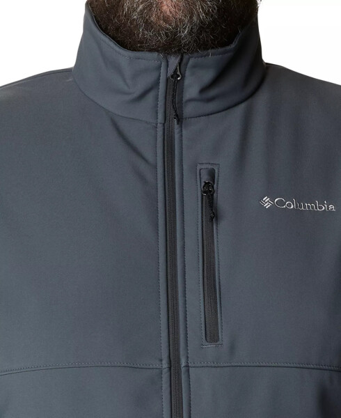 Erkek Büyük Beden Ascender Softshell Ceket Grafit - 3