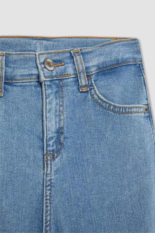 Erkek Çocuk Straight Fit Standart Paça Jean Pantolon Açık Mavi - 2