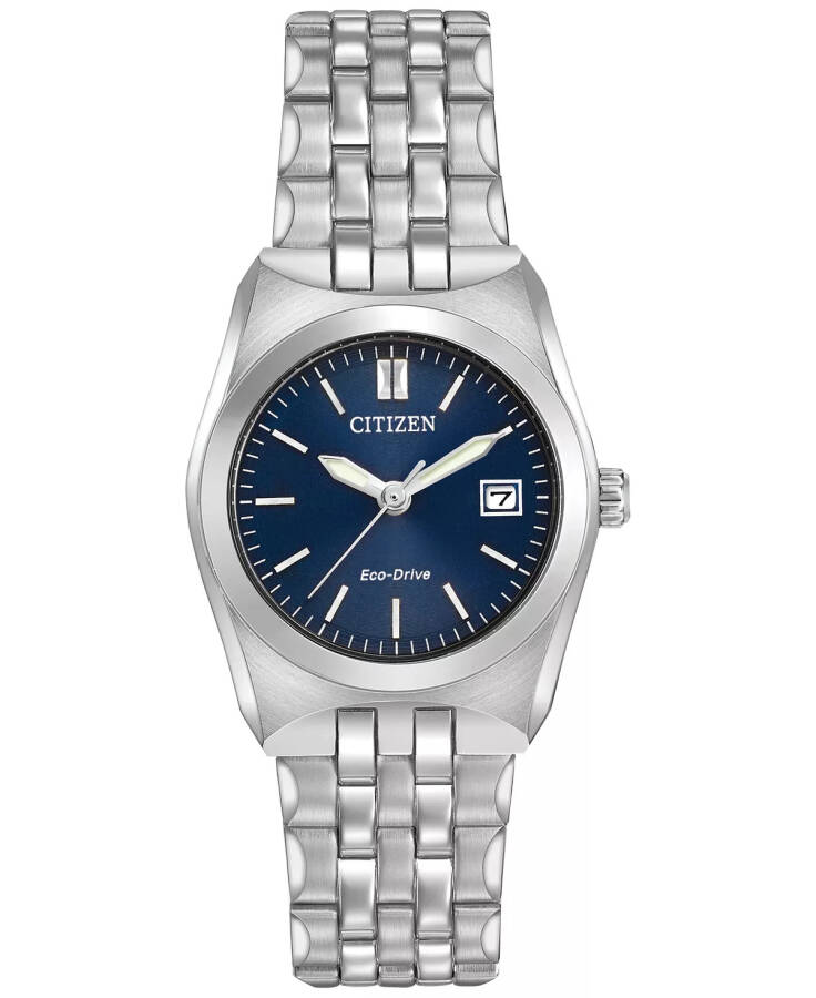 Erkek Eco-Drive Paslanmaz Çelik Bileklik Saat 40mm BM7330-59L Renksiz - 1