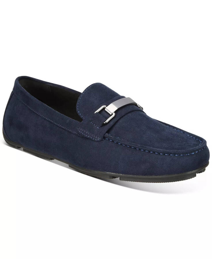 Erkek Egan Sürüş Loafer'ları, modazone Navy için Oluşturuldu - 1