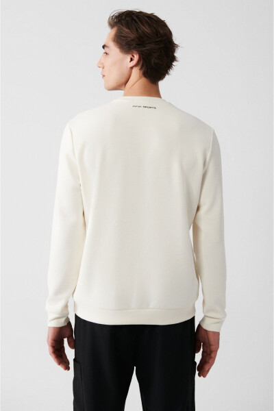 Erkek Ekru Soft Touch Sweatshirt - 10