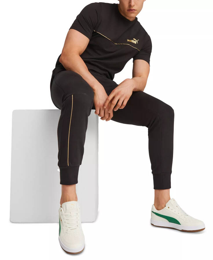 Erkek Essentials+ Minimal Metalik İşlemeli Logo Polar Kargo Jogger Puma Siyah - 3