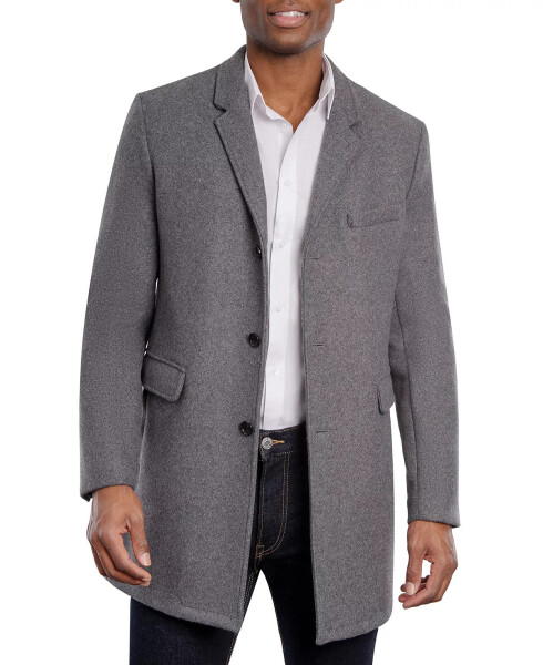 Erkek Ghent Slim Fit Palto Orta Gri - 6