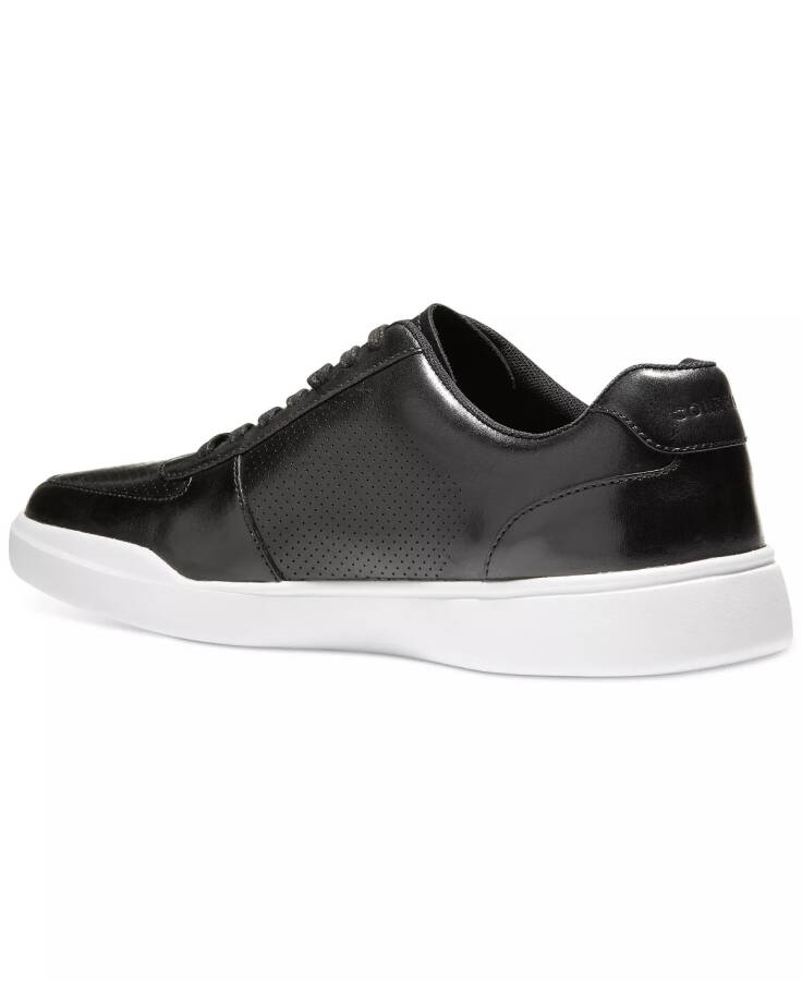 Erkek Grand Crosscourt Modern Perf Sneaker Siyah / Beyaz btm - 4