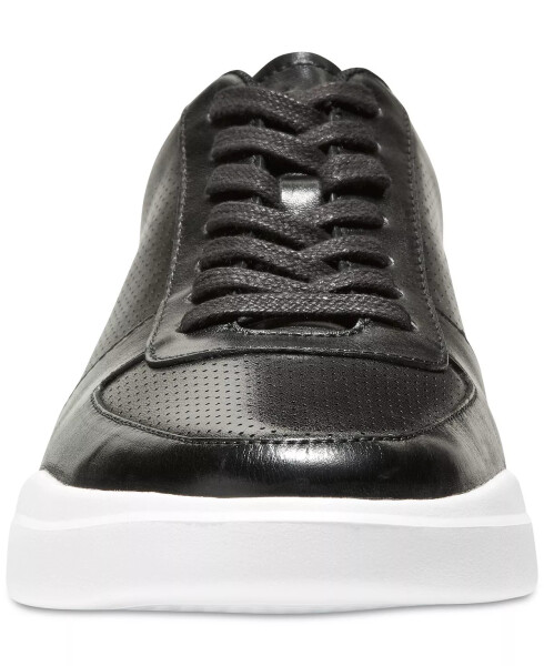 Erkek Grand Crosscourt Modern Perf Sneaker Siyah / Beyaz btm - 7