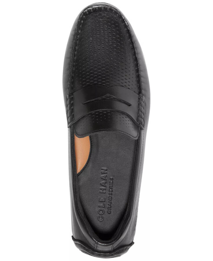 Erkek Grand Laser Penny Sürüş Loafer Siyah/siyah - 5