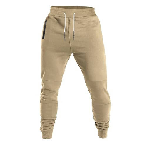 Erkek Jogger Pantolon Slim Fit Casual Nefes Alan Bağcıklı Esnek Alt Cepli Koşu Spor Salon Pantolonu - 4