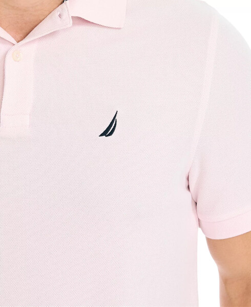 Erkek Klasik Fit Deste Polo Gömlek Beşik Pembe - 7