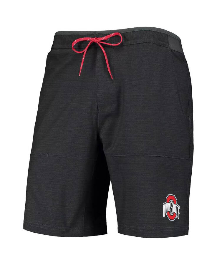 Erkek Kömür Rengi Ohio State Buckeyes Twisted Creek Omni-Shield Şort - 4