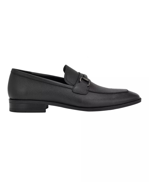 Erkek Malcome Slip-on Elbise Ayakkabıları Siyah Saffiano - 2