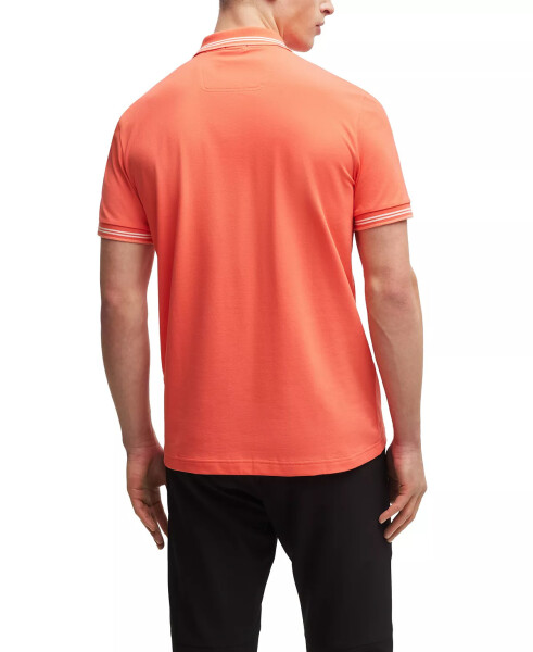 Erkek Markalı Slim Fit Polo Tişört Kırmızı - 2