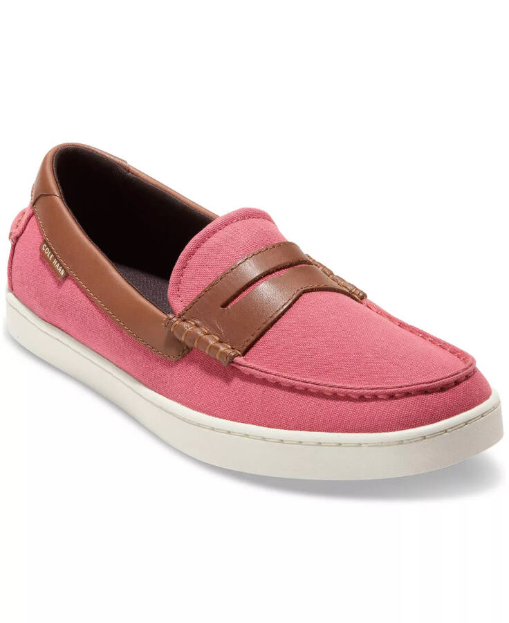 Erkek Nantucket Sürgülü Penny Loafer Mineral Kırmızı Kanvas/ch Dk Sekoya/ Fildişi - 1