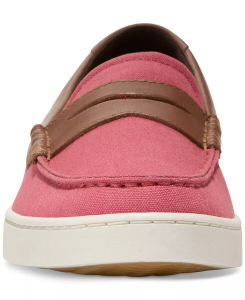 Erkek Nantucket Sürgülü Penny Loafer Mineral Kırmızı Kanvas/ch Dk Sekoya/ Fildişi - 3