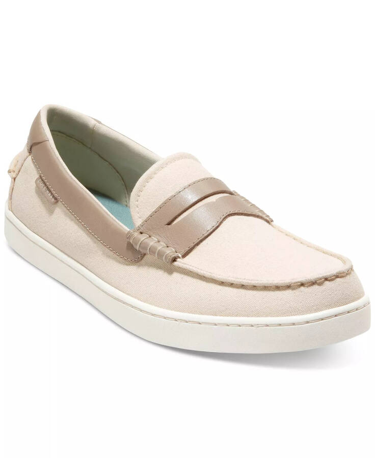 Erkek Nantucket Sürgülü Penny Loafer'lar Doğal Kanvas/ch Dk Latte/fildişi - 1