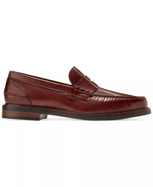 Erkek Pinch Prep Slip-On Penny Loafer'lar Kahverengi - 3