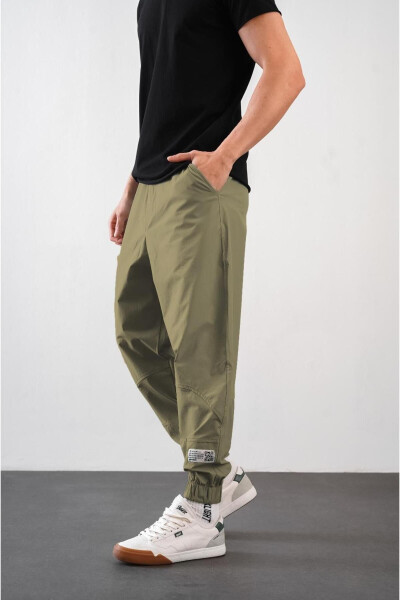 Erkek Relax Fit Kalıp Lastikli Paça Jogger Pantolon - 16