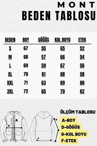 Erkek Siyah Rüzgar Geçirmez Kapüşonlu Taşınabilir Çantalı Elyaf Dolgulu Hafif Spor Mont - 16