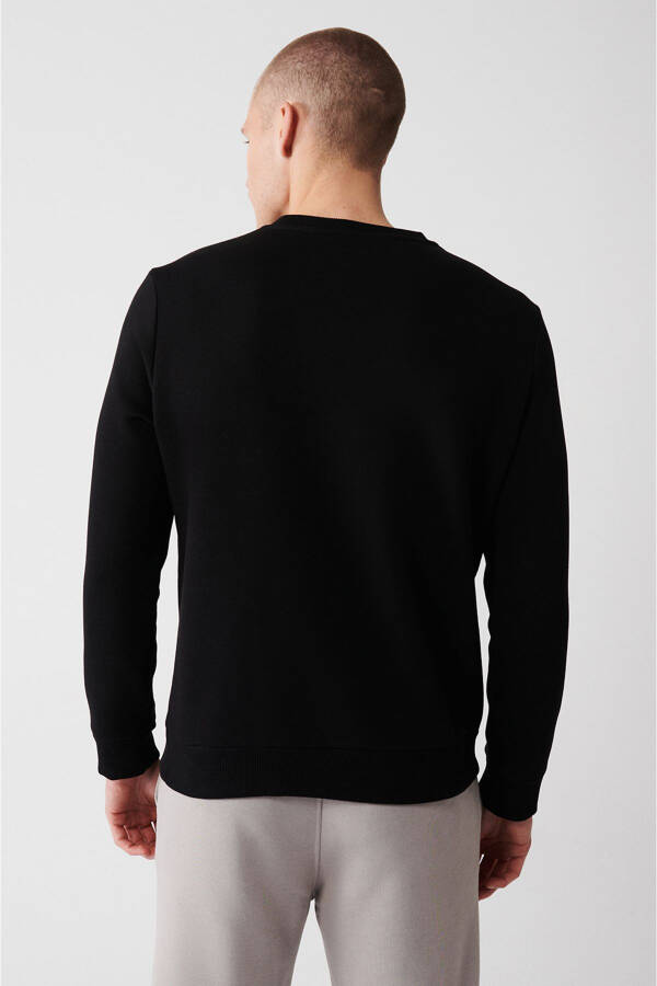 Erkek Siyah Unisex Sweatshirt - 10