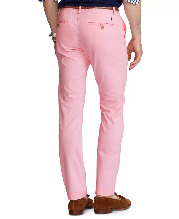 Erkek Slim Fit Esnek Chino Pantolon Karamel Pembe - 4