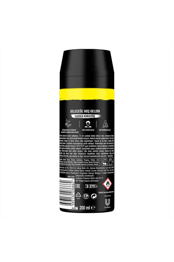 Erkek Sprey Deodorant Black Xl 48 Saat Etkileyici Koku 200 ml X3 Adet - 24