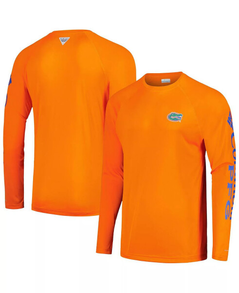 Erkek Turuncu Florida Gators Terminal Tackle Omni-Shade Raglan Uzun Kollu Tişört Turuncu - 4