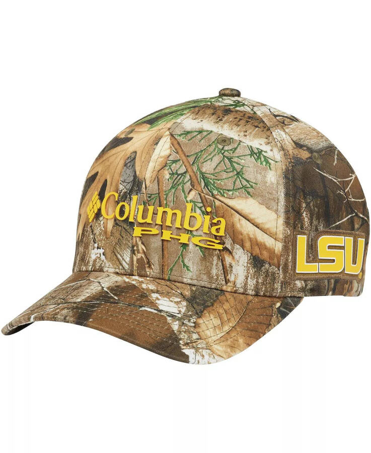 Erkek ve Kadın Realtree Camo LSU Kaplanları Mossy Oak Bottomland Flex Şapka Realtree Camo - 1