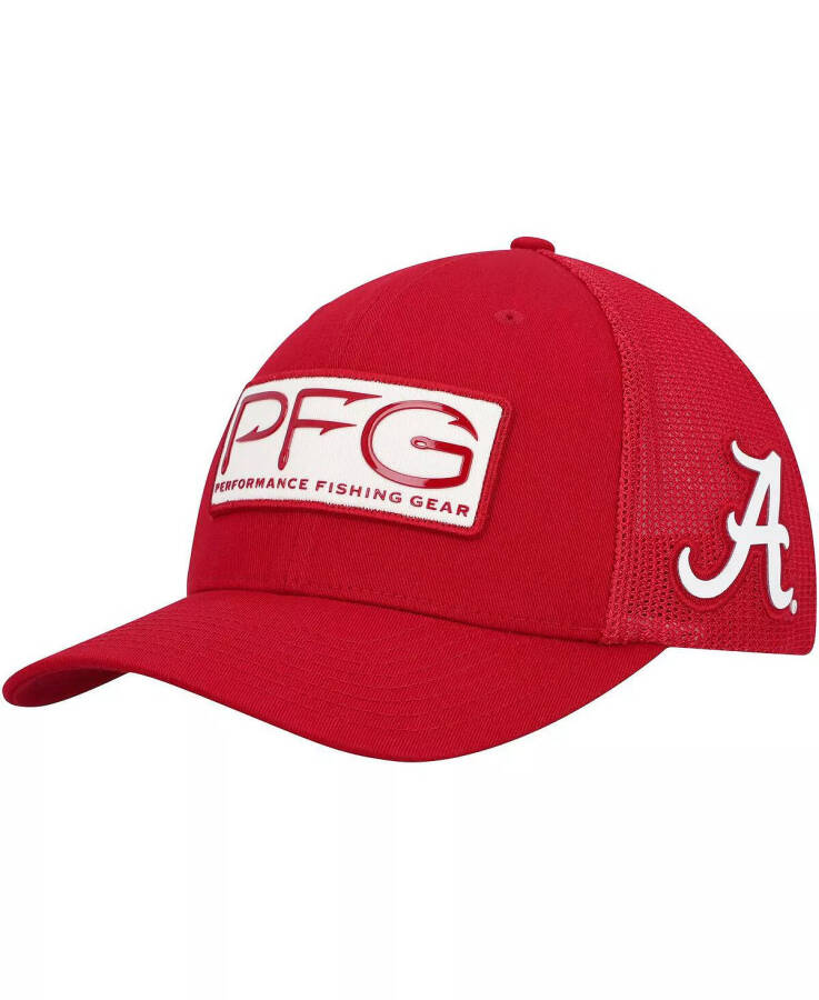 Erkekler Kızıl Alabama Crimson Tide PFG Kancalar Flex Şapka Kızıl - 2