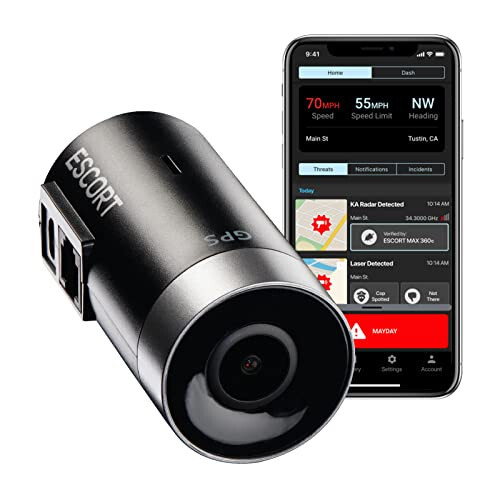 Escort M2 Smart Dash Cam – 1080P Full HD Video Dash Cam, Incident Reports, Parking Mode, Drive Smarter App, Wi-Fi & GPS, 16GB Micro SD Card, Compatible with MAX 360c, MAX 360 - 1