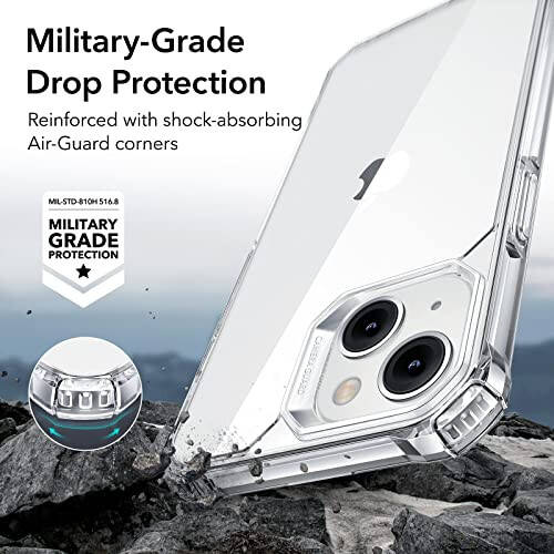 ESR Air Armor Case for iPhone 14/13, Military-Grade Protection - 3