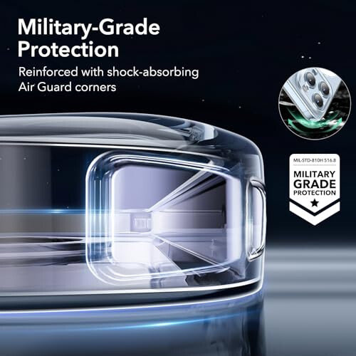 ESR iPhone 13 Pro Case, MagSafe Compatible, Military-Grade Protection, Clear - 6