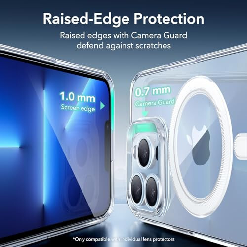 ESR iPhone 13 Pro Case, MagSafe Compatible, Military-Grade Protection, Clear - 7