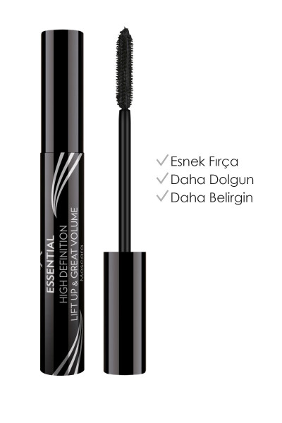 Essential High Definition & Lift Up & Great Volume Mascara Black - Тушь для объема - 8691190070601 - 7