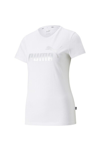 Essentials Metallic Women's T-Shirt White 84830302 - 5