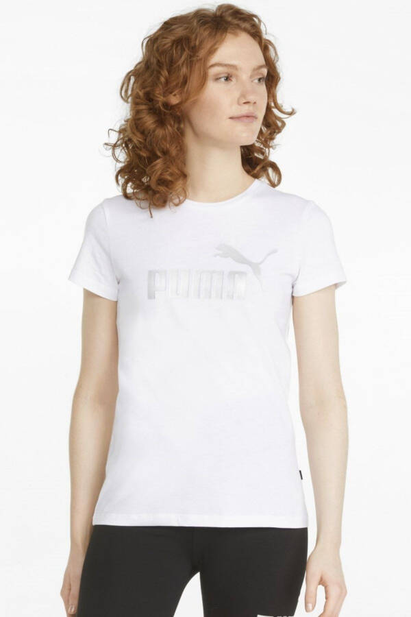 Essentials Metallic Women's T-Shirt White 84830302 - 1