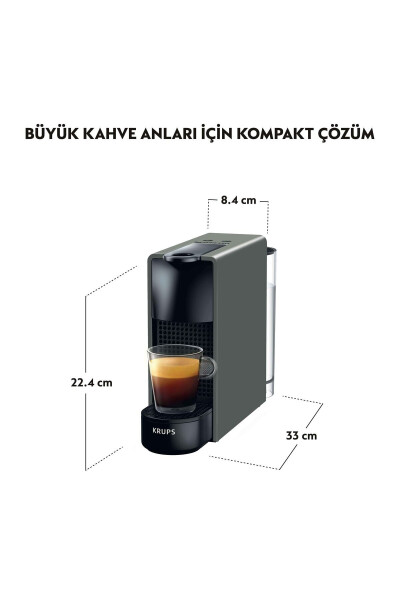 Essenza Mini C30 Coffee Machine, Grey - 17