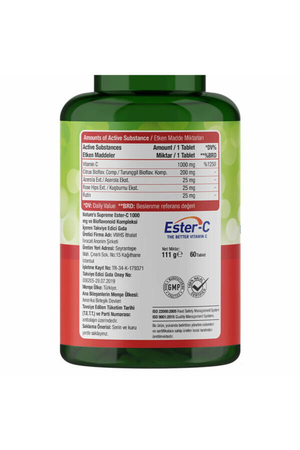 Ester-C 1000 Mg S vitamini 60 Tablet - 3