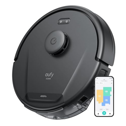 eufy L50 Robot Vacuum with 4,000 Pa Powerful Suction, Precise iPath Laser Navigation, Customizable Al Mapping, Climb Up to 20 mm, Ideal for Hard Floor, Tile, and Carpet - 1