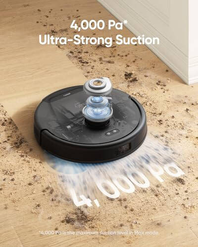 eufy L50 Robot Vacuum with 4,000 Pa Powerful Suction, Precise iPath Laser Navigation, Customizable Al Mapping, Climb Up to 20 mm, Ideal for Hard Floor, Tile, and Carpet - 2