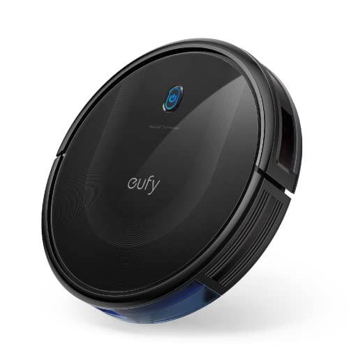 eufy Robot Vacuum 11S MAX, Super Thin, Powerful Suction, Quiet, Self-Charging Robotic Vacuum Cleaner, Cleans Hard Floors to Medium-Pile Carpets, Black - 1