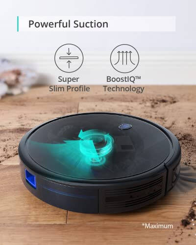 eufy Robot Vacuum 11S MAX, Super Thin, Powerful Suction, Quiet, Self-Charging Robotic Vacuum Cleaner, Cleans Hard Floors to Medium-Pile Carpets, Black - 3