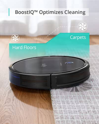 eufy Robot Vacuum 11S MAX, Super Thin, Powerful Suction, Quiet, Self-Charging Robotic Vacuum Cleaner, Cleans Hard Floors to Medium-Pile Carpets, Black - 4