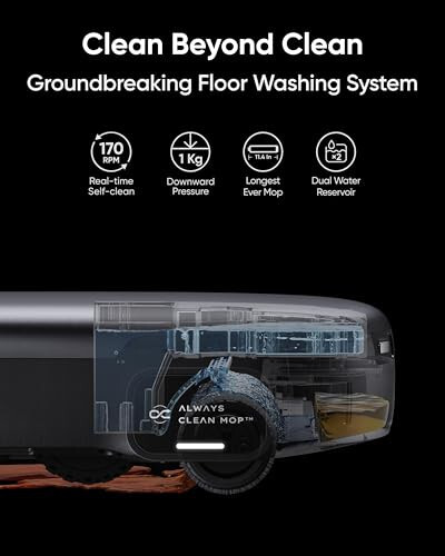 eufy Robot Vacuum Omni S1 Pro with All-in-One Station, Floor Washing Robot Vacuum and Mop, Eco-Clean Ozone, 8000 Pa Suction, Obstacle Avoidance, Auto Mop Washing & Drying, Self-Emptying - 2