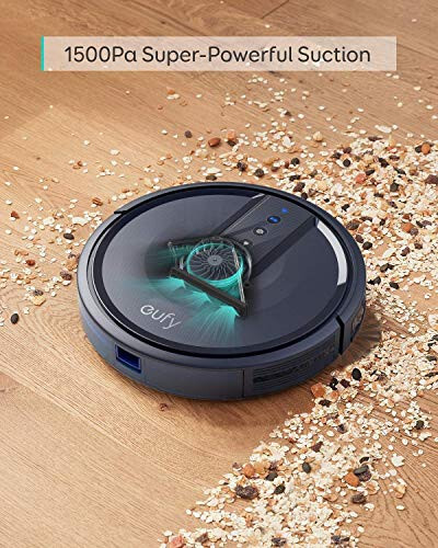 eufy RoboVac 25C Robot Vacuum With Wi-Fi, 1500Pa Suction, Voice Control, Ultra-Thin 2.85