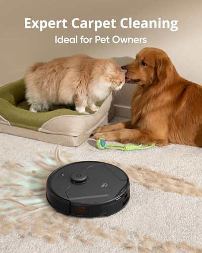 eufy X8 Pro Robot Vacuum Self-Empty Station, Twin-Turbine 2X 4,000 Pa Suction, 45 Days Hands-Free Cleaning iPath Laser, Pet Hair Deep Clean on Carpet, Smart Cleaner for Home with Pets - 6