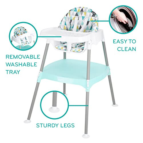 Evenflo 4-in-1 Eat & Grow Convertible High Chair, Polyester - 36