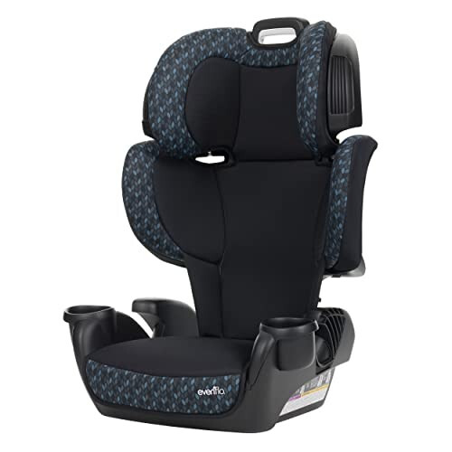 Evenflo GoTime LX Booster Car Seat (Quincy Blue) - 9