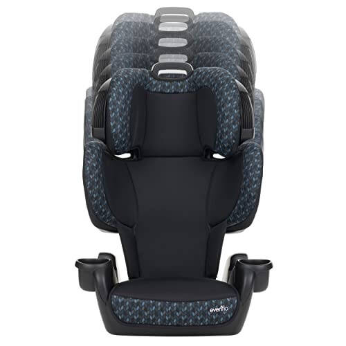 Evenflo GoTime LX Booster Car Seat (Quincy Blue) - 13