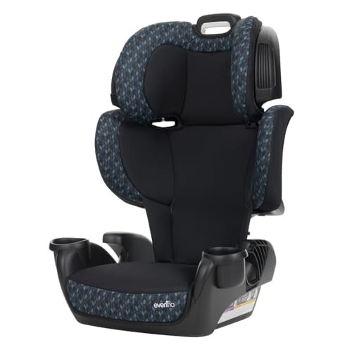 Evenflo GoTime LX Booster Car Seat (Quincy Blue) - 3