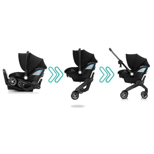 Evenflo Shyft DualRide Infant Car Seat and Stroller Combo (Bryson Blue) - 2